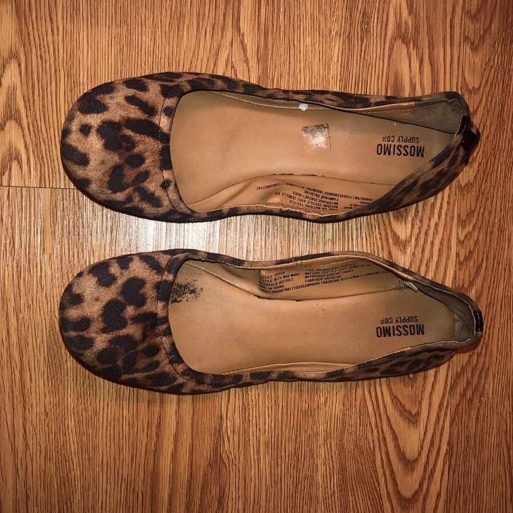 Cheetah print flats